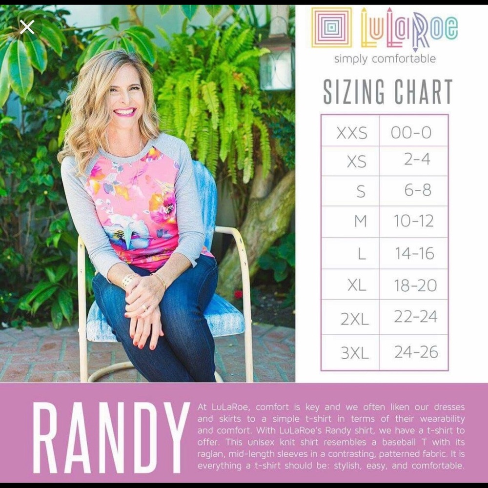 Lularoe Randy Top - Picture 4 of 4